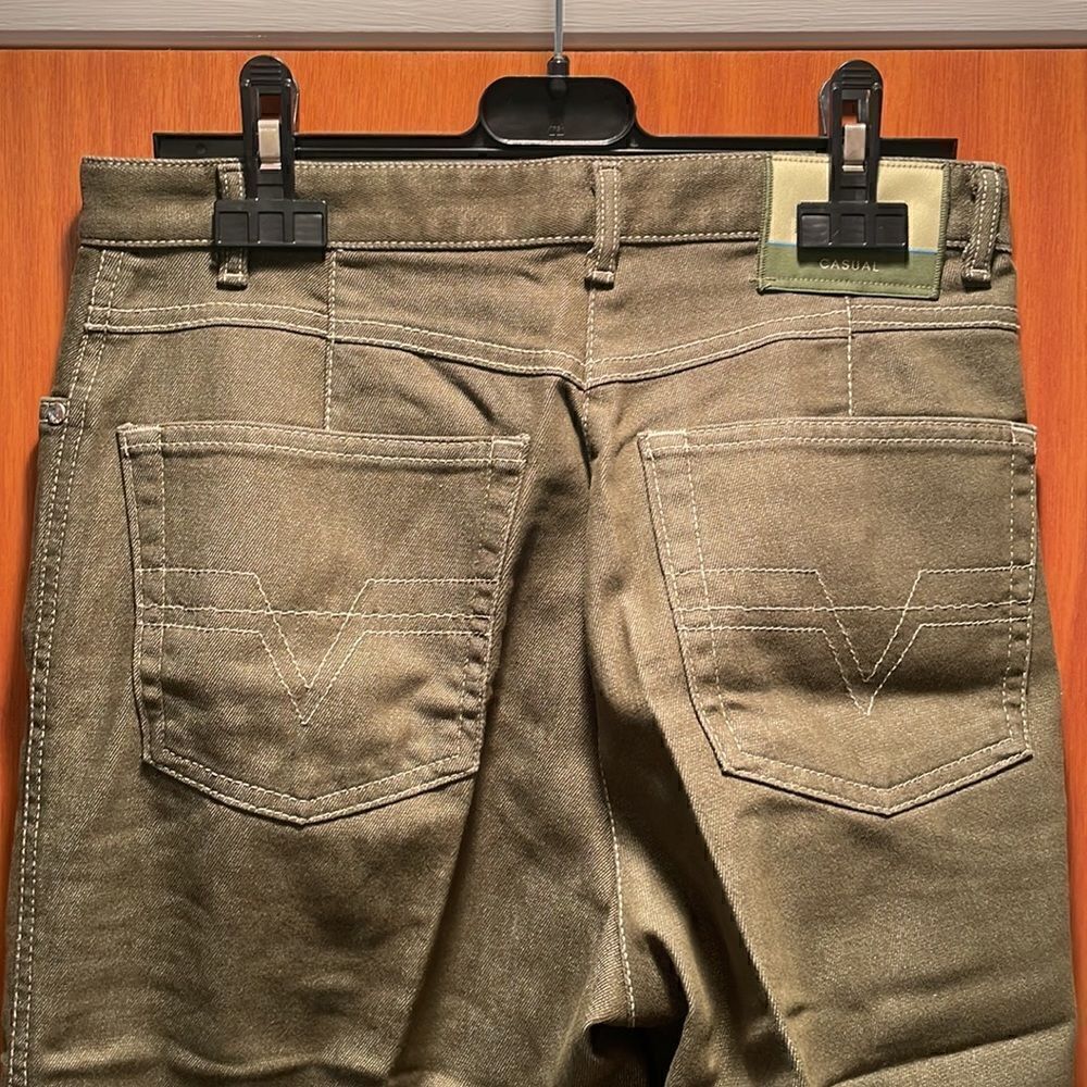 Bianca Y2K Green Lightweight Denim Pants
